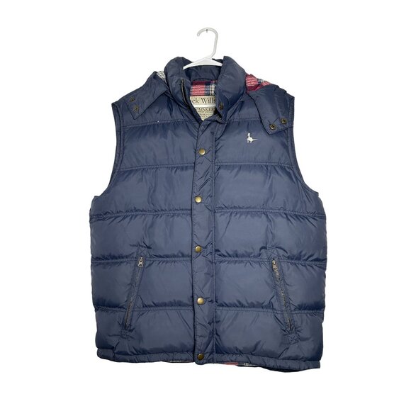Jack Wills Other - Men’s Jack Wills Gilet Body Warmer Quilted With Hooded  Large Navy Blue